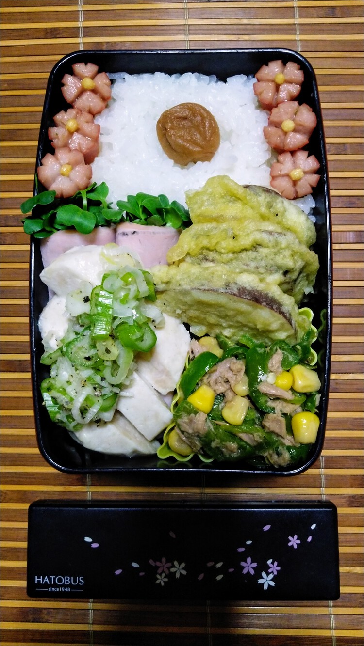 桜海老さん 今日の娘弁当 花ウインナー